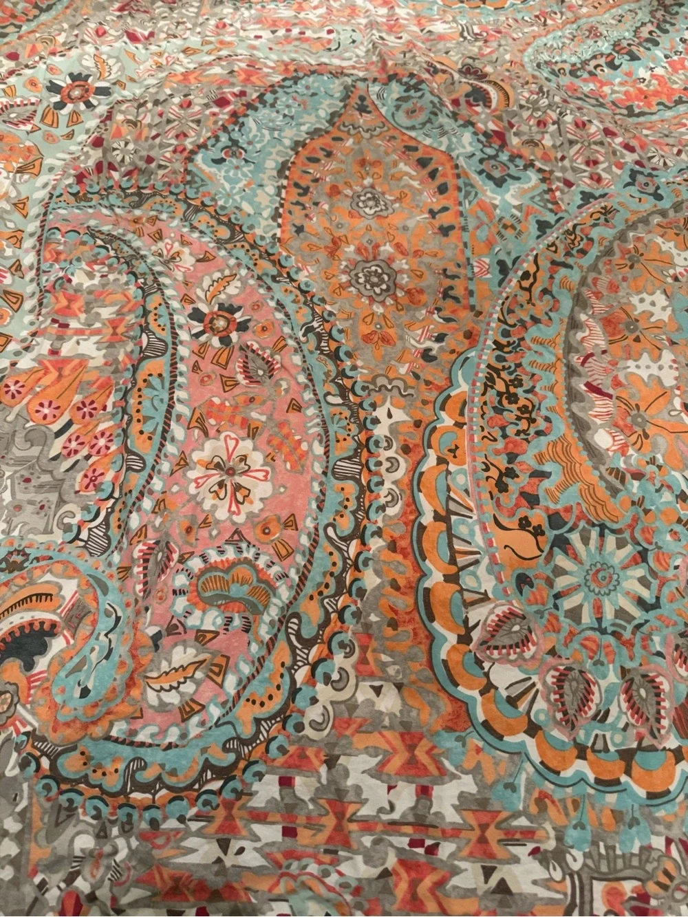 Pottery Barn soft paisley